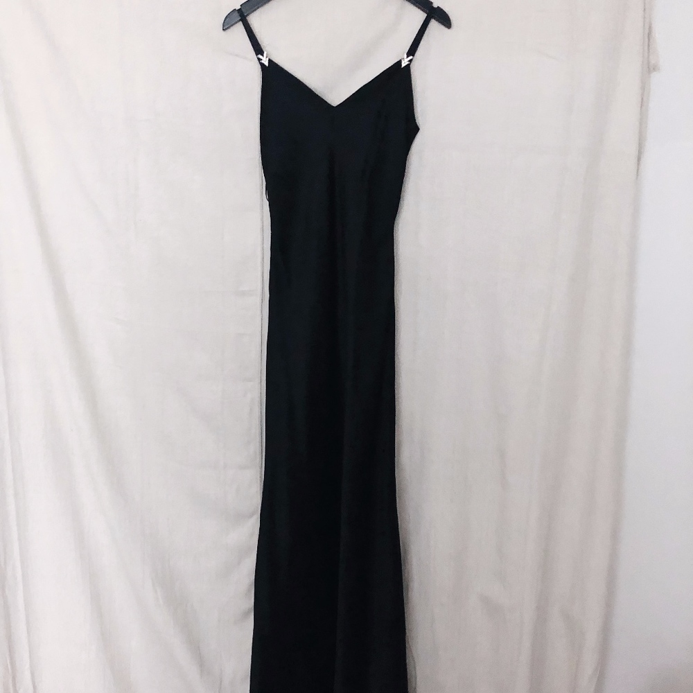 Ralph Lauren Collection - Black Silk Slip Gown